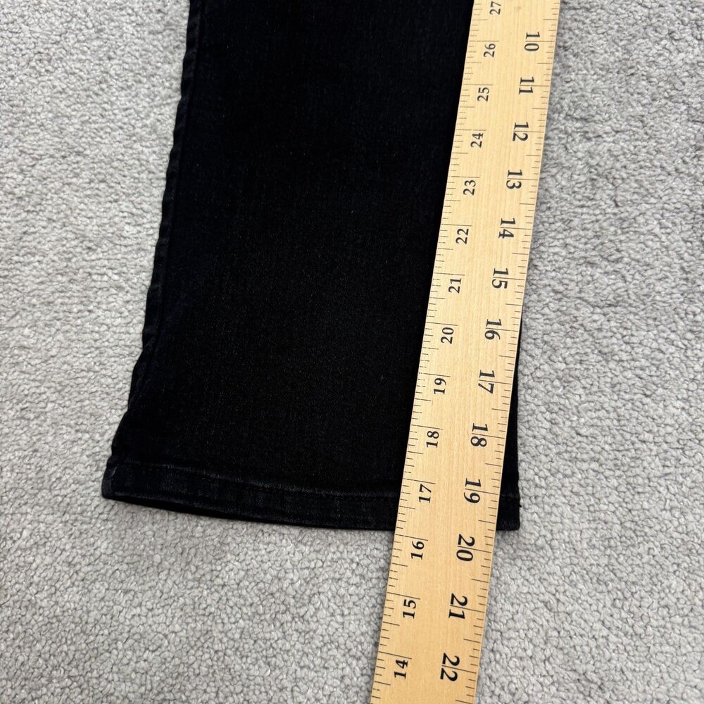 Supra Denim High Rise Capri Cropped Jeans Womens 14 Black Stretch Casual 32x20 - Picture 8 of 16